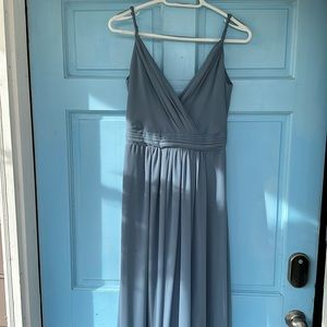 Bill Levkoff Blue Bridesmaid Dress size 4